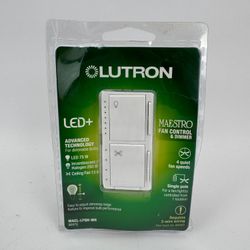 New Lutron Maestro Fan Control and LED Dimmer MACL-LFQH-WH