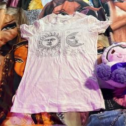 T Shirt Moon Sun Card