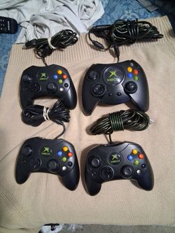 4 controles para XBOX clásico 45 set