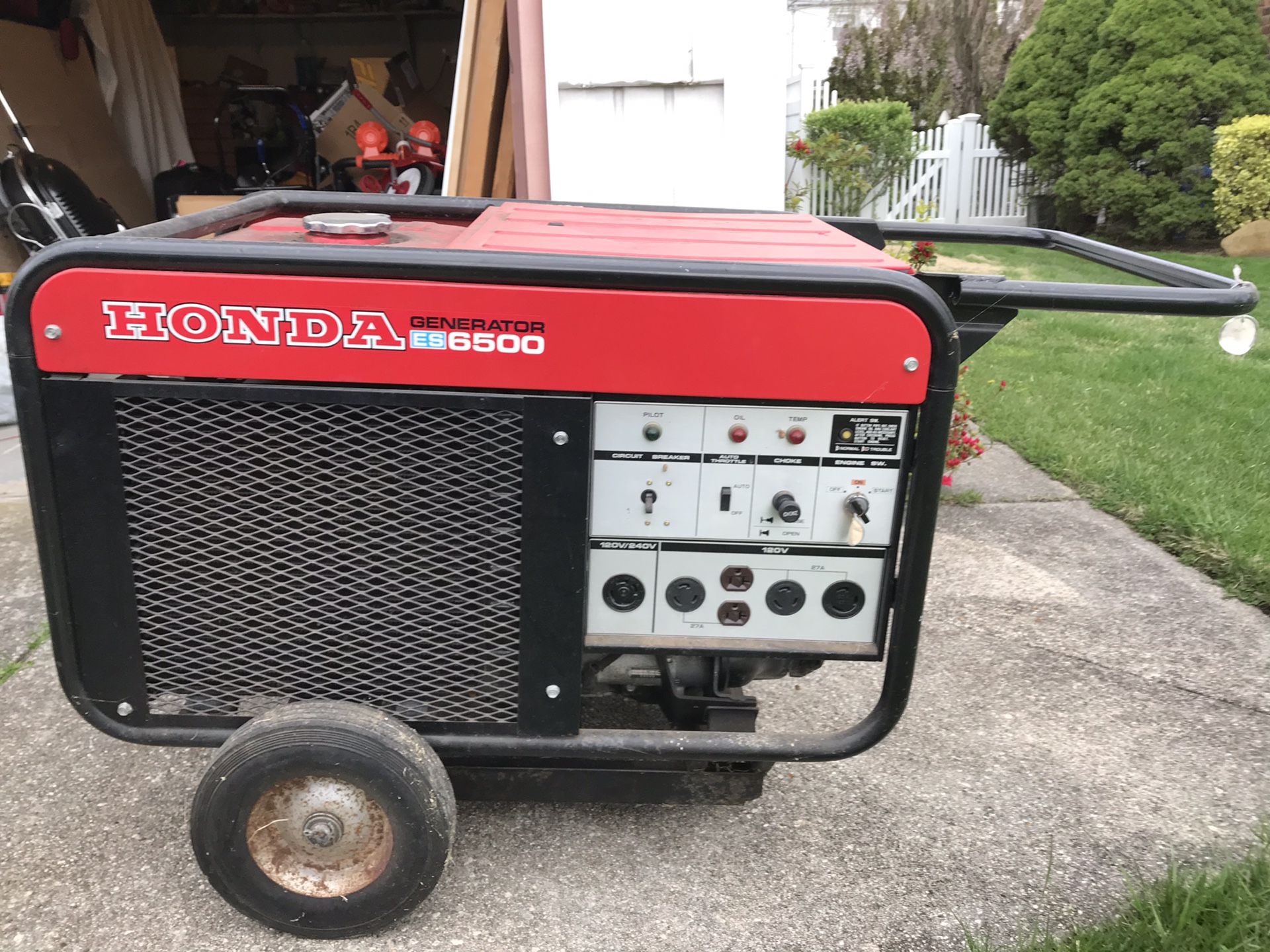 Honda ES6500 Generator for Sale in Bellmore, NY - OfferUp