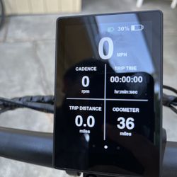 Brand New Only 36 Miles XP4 Step-Thru Stratus White eBike
