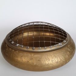 LARGE CONE INCENSE BURNER ASHTRAY WITH REMOVABLE TOP 