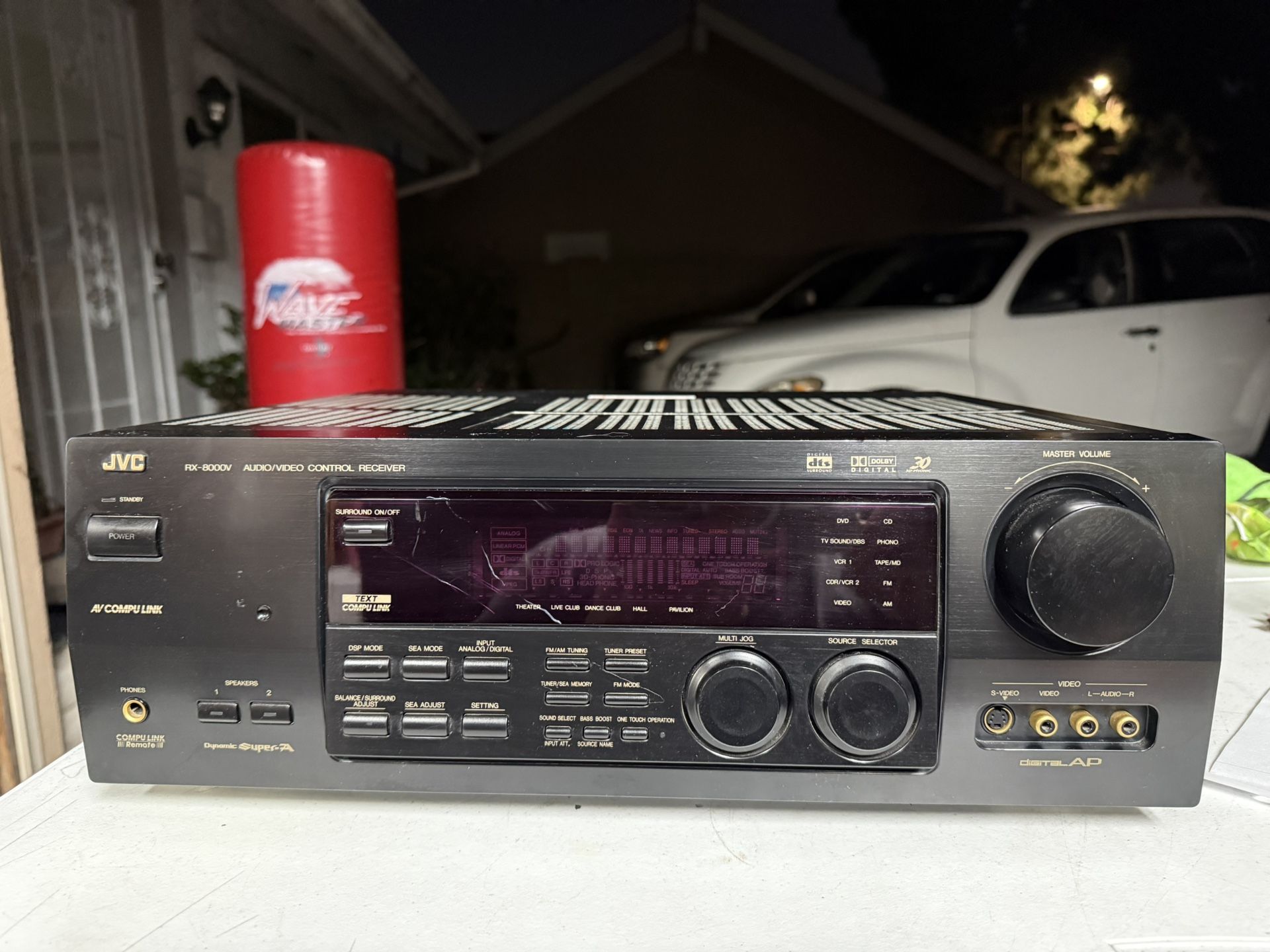 JVC RX-8000VBK 5.1 Channel Surround A/V Receiver β 100W x 5