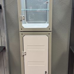 Oakley Lighted Display Cabinet w/ Locking Storage – Retail or Collector Piece