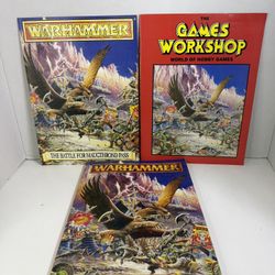 Warhammer Battle For Maugthrond Pass Rulebook World Of Hobby Game Workshop Set Of 3
