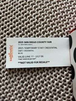 Del Mar Fair Tickets