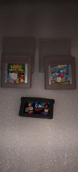 KIRBY'S PARTY 1 & 2  AND THE SIMS BUSTIN OUT