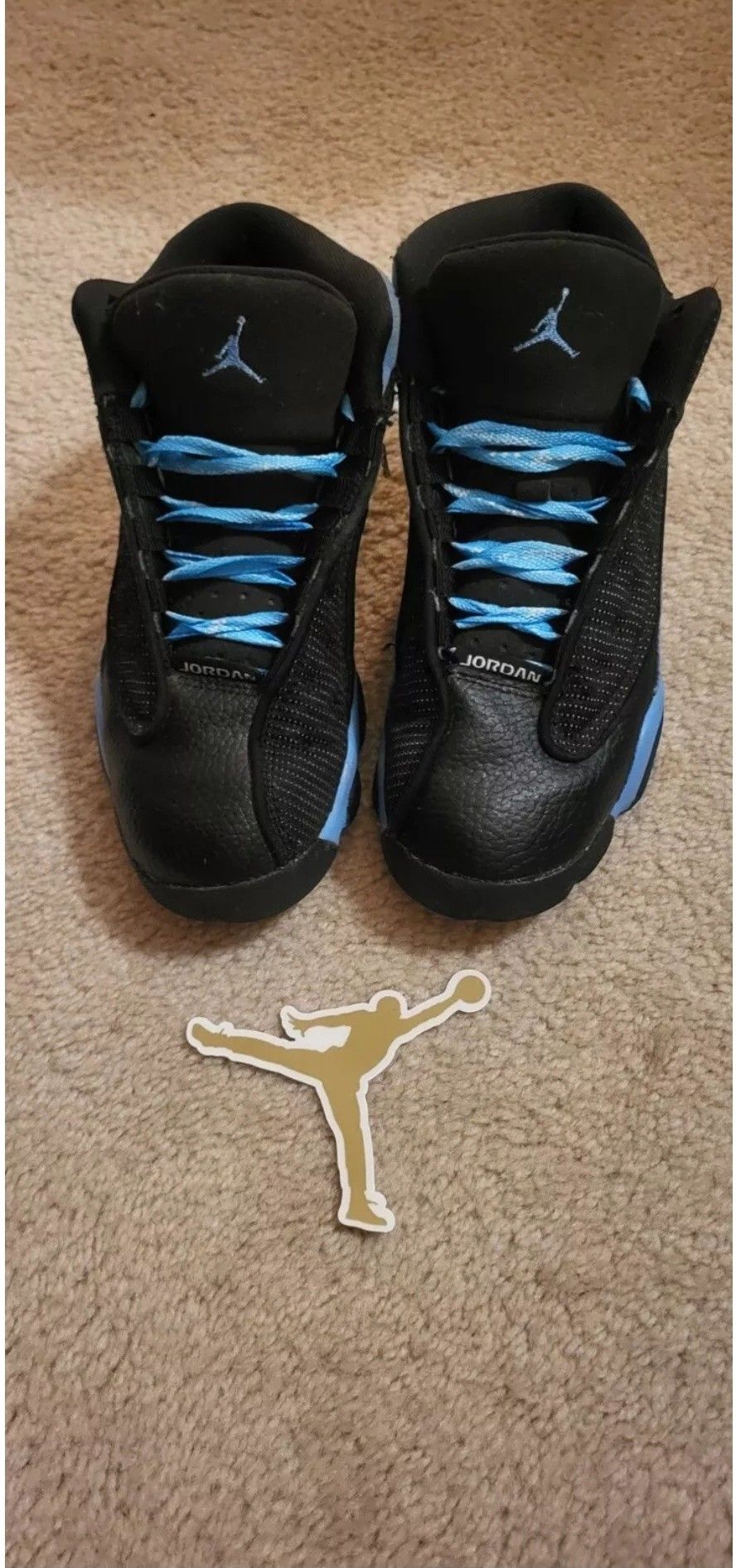 Retro Jordan 13, University Blue, Size 2.5 Youth