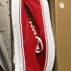 New Red Vans 10.5