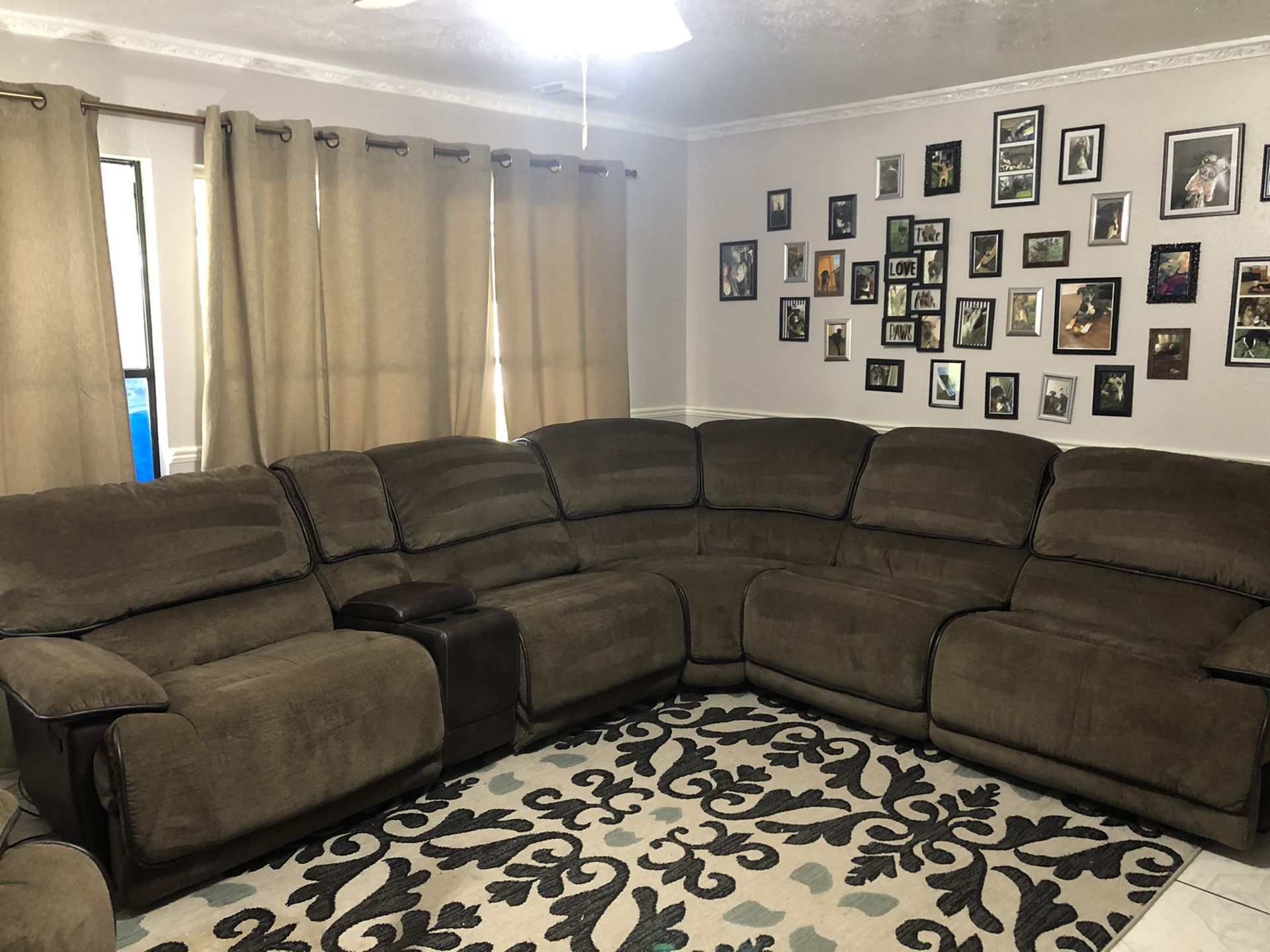 Sectional + recliner / 2 years old!