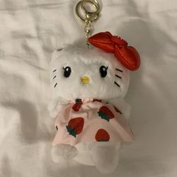 Hello Kitty Plush Keychain