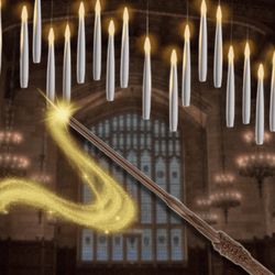 Magic Deco Candles With Wand