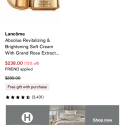 LANCÔME PARIS ABSOLUE NEW