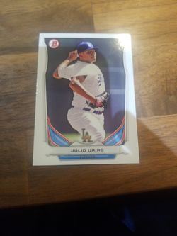 2014 Bowman Julio Urias Rookie Card Dodgers 