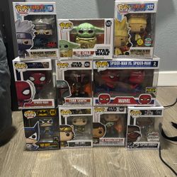 10 funko pops for sale (NEED GONE ASAP)