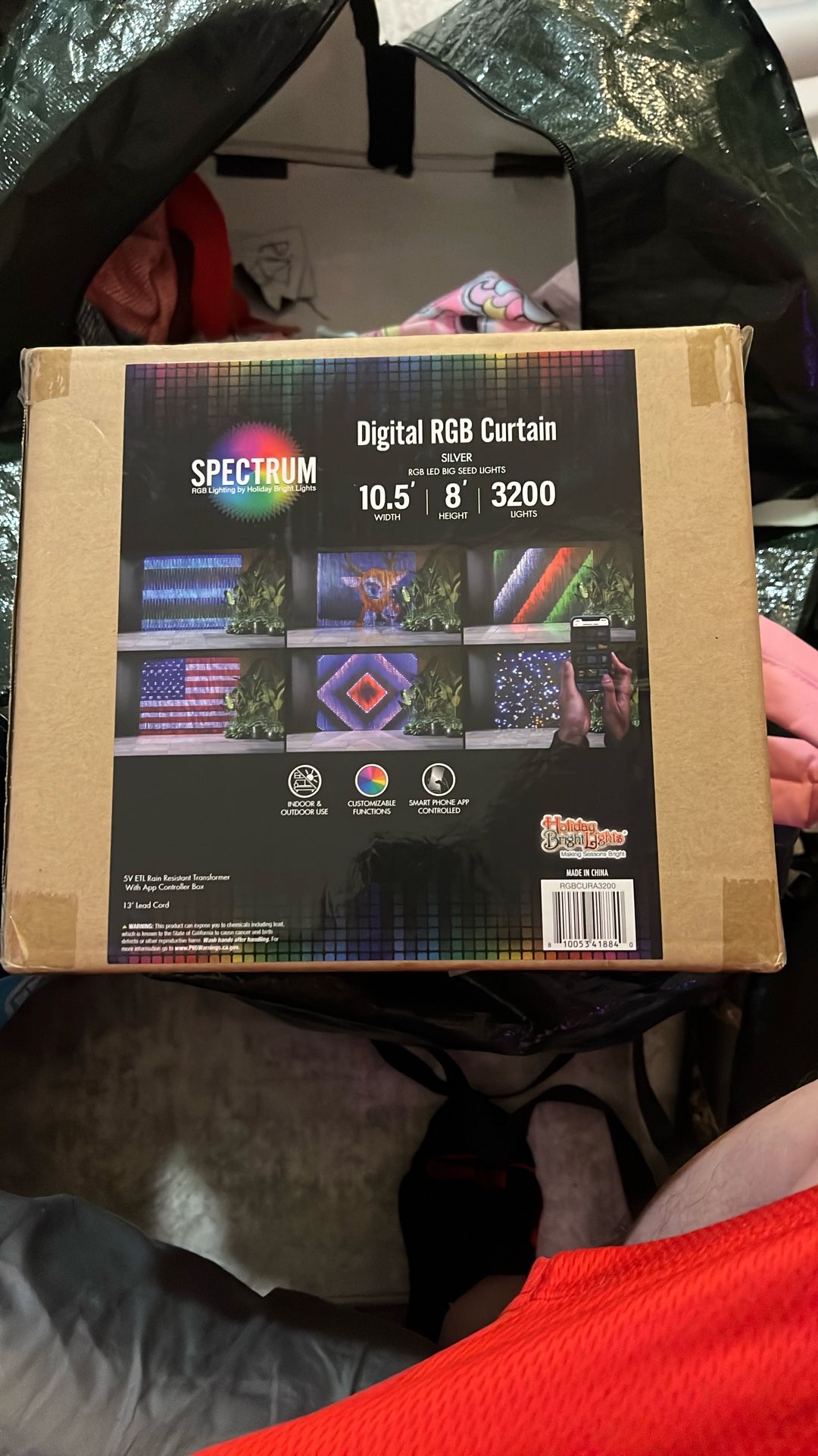 I Got A Brand New Set Of Curtain Lights