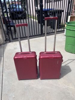 2x Rimowa Carry On 2 Wheel Luggage Set