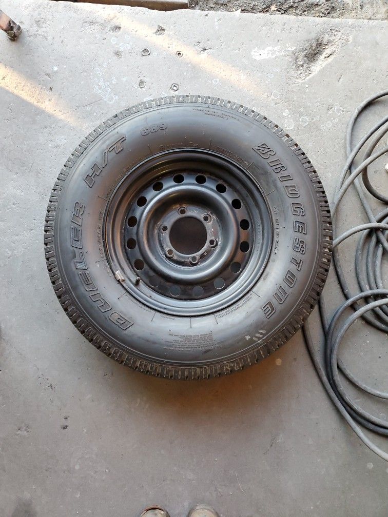 Steel OE Spare Tire Assy. 2002 Tacoma Pre-Runner