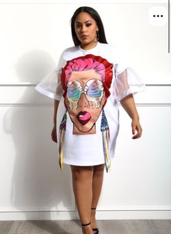Fashion Short Sleeve Print O-Neck Mini Bandage Mini Dress