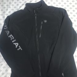 Black Ariat Patriot Softshell Jacket