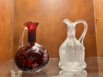 Vintage Cruets Olive Oil Bottles