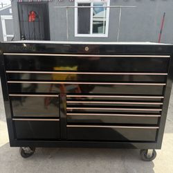 55 inch snap on tool box with power drawer