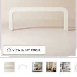 CB2 Lacquer Console Table 