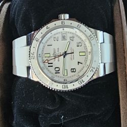 Breitling Superocean GMT white automatic