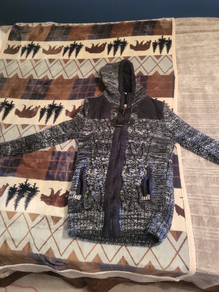 Leif Nelson Sweater Jacket. Like New!