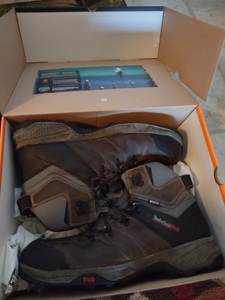 Timberland Pro Composite Toe Work Boots Size 15 Mens (Lightly Used)