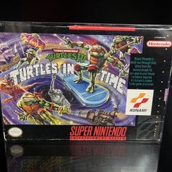 Turtles In Time Complete In Box Snes