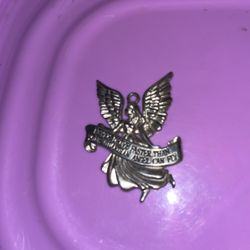 Silver Guardian Angel Trinket 