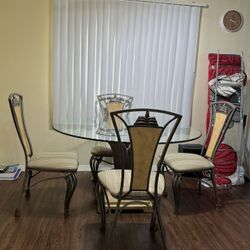 Glass Top Dinning Room Table