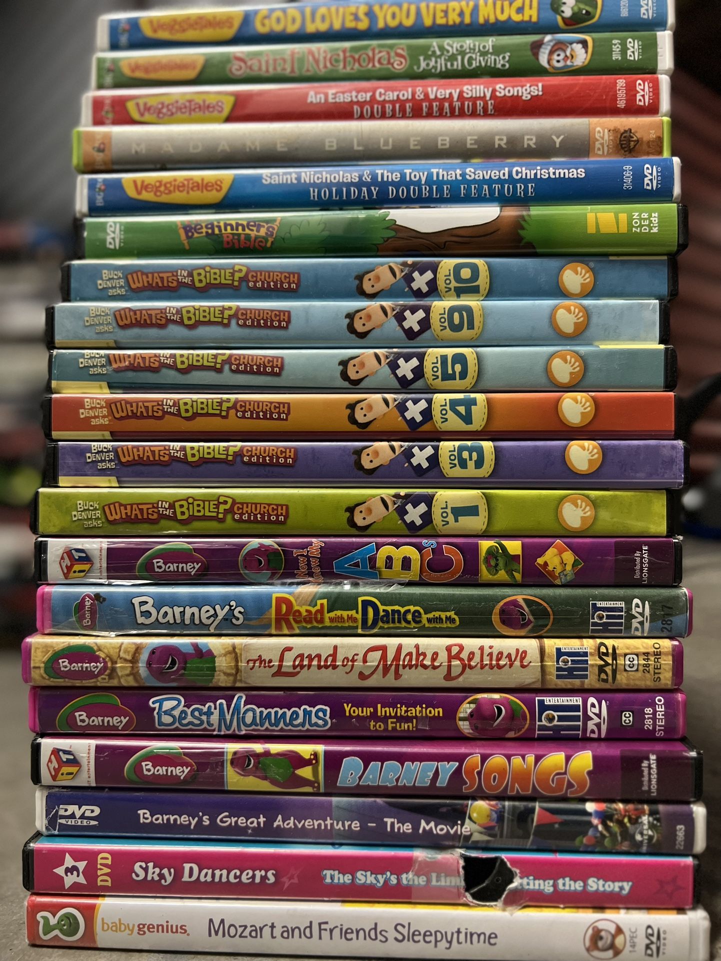 Veggie Tales And Kids Christian DVDs
