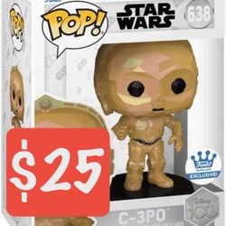 Funko Pop! Star Wars: C-3P0 Exclusive! Facet