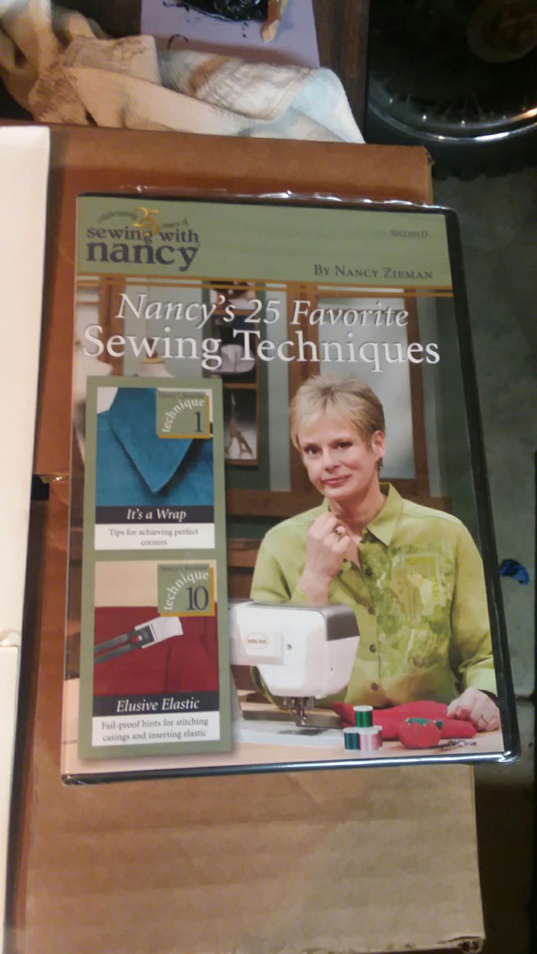 SEWING WITH NANCY WORKBOOK & 2 DVDS