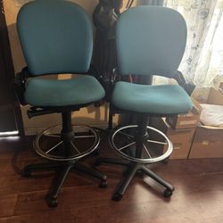 Steelcase High Desk Top Chairs Price Is For Both 
