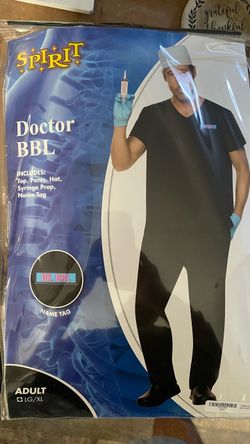 Spirit Doctor BBL Halloween Costume  Adult XXL
