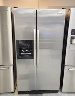 Whirlpool Side‑by‑Side Fridge – Stainless, Ice/Water