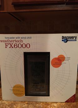 Weathertech FX6000 wireless forecast weather station with wind