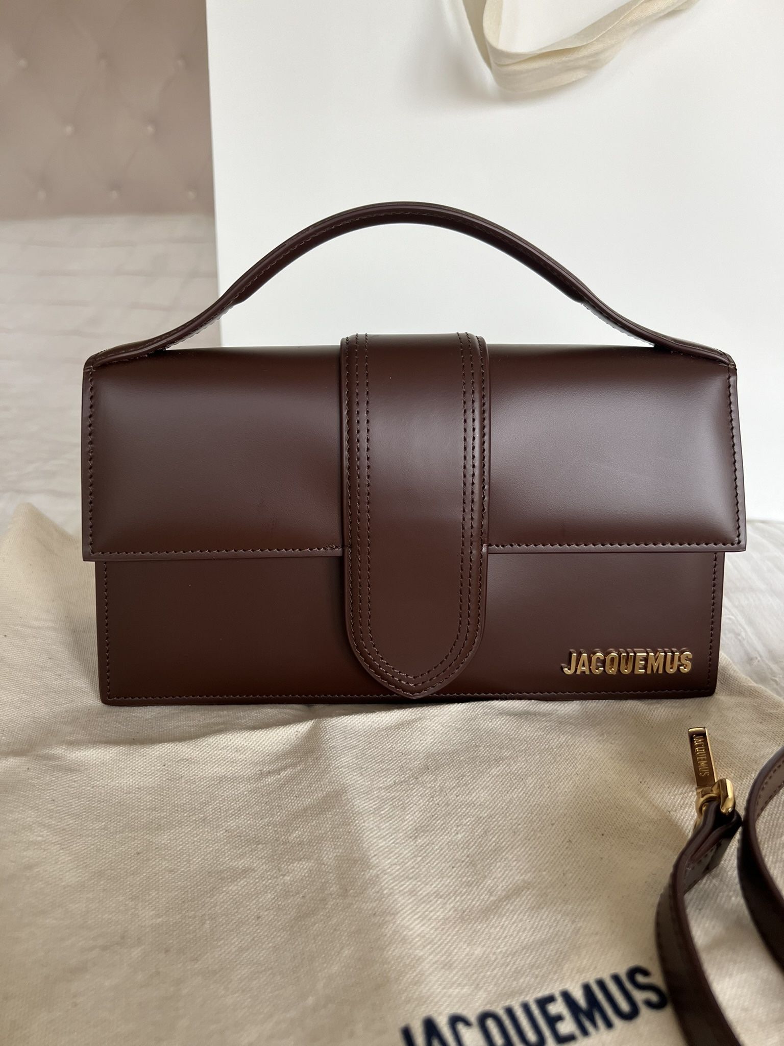 NEW AUTHENTIC JACQUEMUS LE GRAND BAMBINO BAG