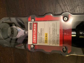 Craftsman torque wrench digi -click
