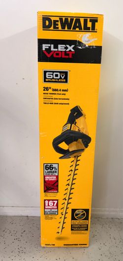New DeWalt FlexVolt 60V 26" Hedge Trimmer