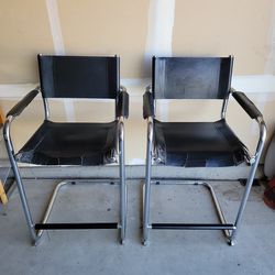 Black Retro Bar Stool Chairs