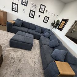 5pc Fabric Sofa-Nycolle-zero down Payment 