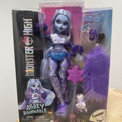 Monster High Abbey Bominable Doll New 
