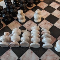 Marble Chess Set, Well Made, New Condition