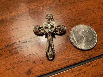 VTG CROSS RHINESTONES