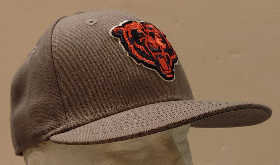 Chicago Bears Size 7 1/8 LO-PRO GRAY "ANGRY BEAR" Logo Hat (NW/OT) UNWORN!😇