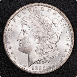 1885-CC Morgan Dollars Brilliant Uncirculated
